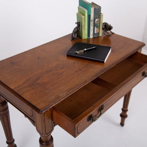 ATTRACTIVE ANTIQUE VICTORIAN SIDE TABLE WITH DRAWER C1880 - ADDITIONAL PHOTO 11