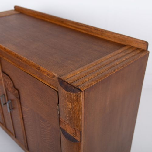 ART DECO MODERNIST OAK SIDEBOARD CABINET C1930 - ADDITIONAL PHOTO 14