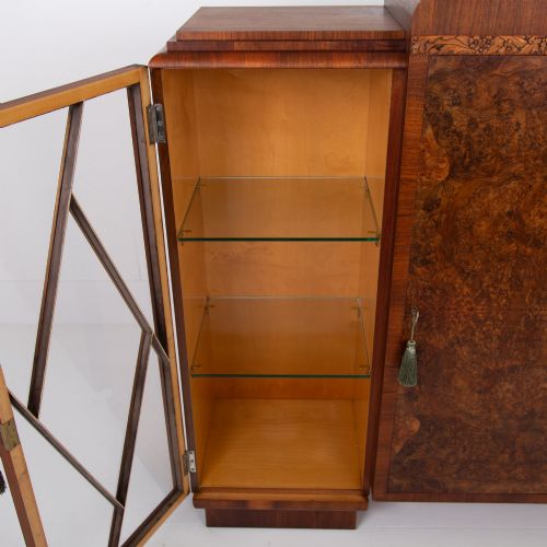 A SUPERIOR ART DECO GLAZED CABINET C1930 - ADDITIONAL PHOTO 8