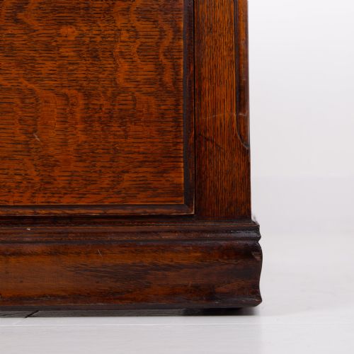 VICTORIAN ENGLISH OAK OF DRAWERS C1900 - ADDITIONAL PHOTO 11