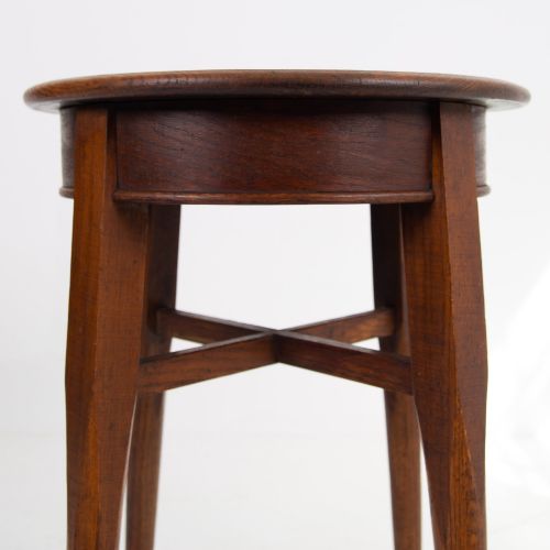 GREAT LOOKING ENGLISH OAK PUB TAVERN SIDE TABLE C1920 - ADDITIONAL PHOTO 9