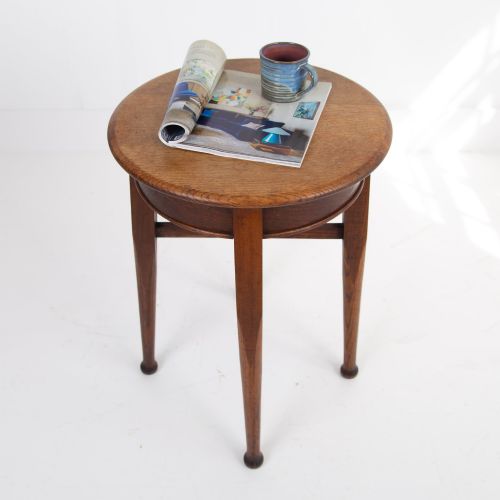 GREAT LOOKING ENGLISH OAK PUB TAVERN SIDE TABLE C1920 - ADDITIONAL PHOTO 13