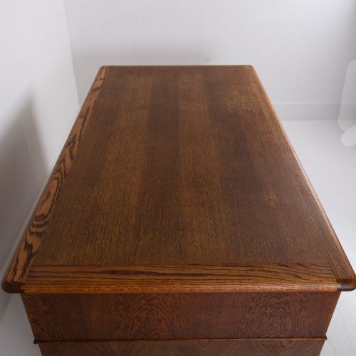 A LARGE OAK 6 DRAWER PLAN MAP CHEST - ADDITIONAL PHOTO 7