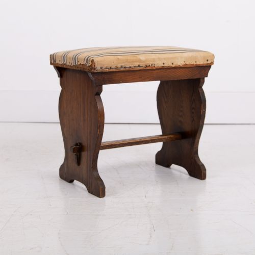 SET OF 4 ARTS AND CRAFTS STOOLS - ADDITIONAL PHOTO 5