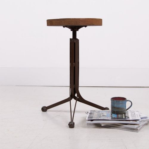 RUBERY OWEN BLADE WORKSHOP STOOL C1930 - ADDITIONAL PHOTO 7