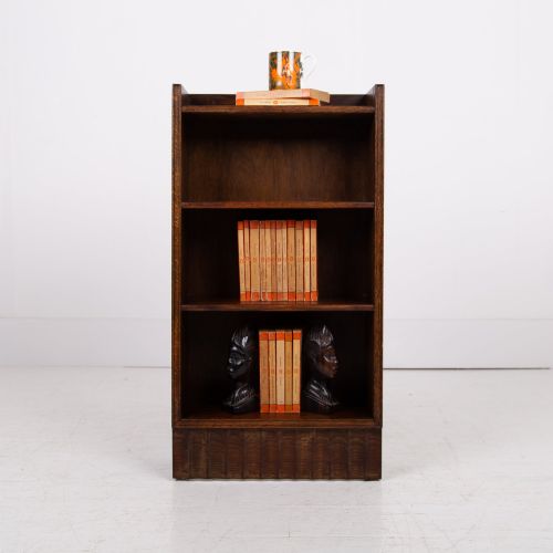 HANDSOME OAK BOOKCASE C1930 - ADDITIONAL PHOTO 10