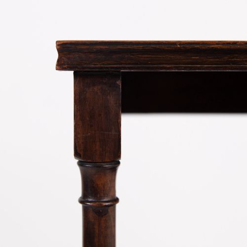 REGENCY REVIVAL ANTIQUE BOOKSHELF WHATNOT SIDE TABLE C1900 - ADDITIONAL PHOTO 9