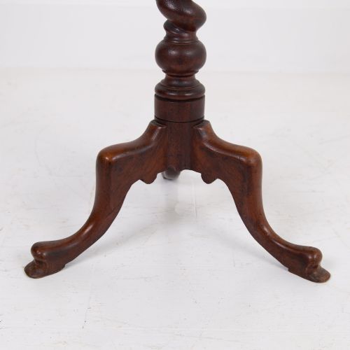 ENGLISH 19TH CENTURY TRIPOD SIDE TABLE - ADDITIONAL PHOTO 2