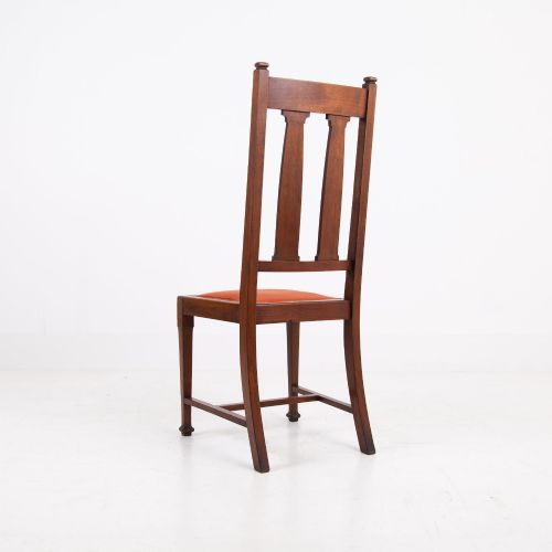 SET OF 6 SCOTTISH ARTS CRAFTS DINING CHAIRS C1910 - ADDITIONAL PHOTO 11