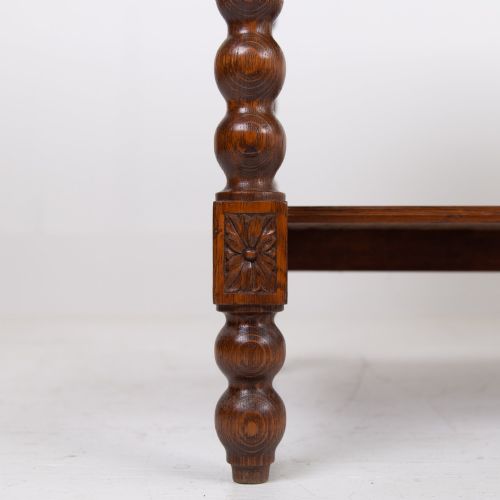 LOVELY ANTIQUE DECORATIVE OAK 3 DRAWER DESK C1900 - ADDITIONAL PHOTO 5