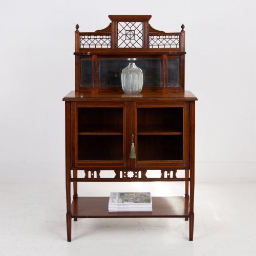 LITTLE AESTHETIC MOVEMENT GLAZED CABINET C1910 - ADDITIONAL PHOTO 1