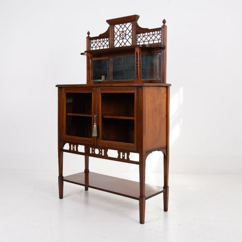 LITTLE AESTHETIC MOVEMENT GLAZED CABINET C1910 - ADDITIONAL PHOTO 11