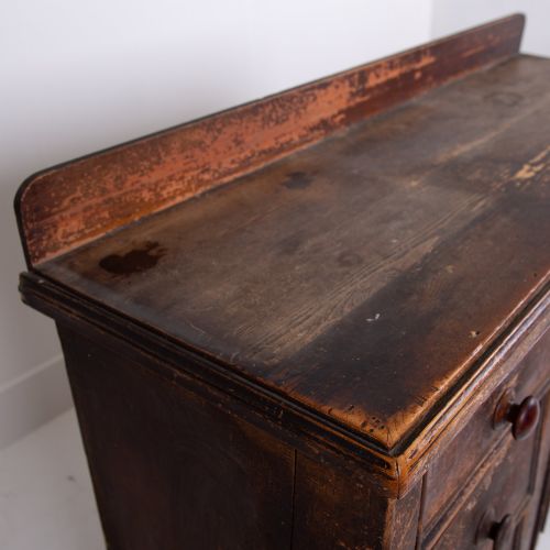 19TH CENTURY KITCHEN DRESSER CABINET IN ORIGINAL PAINT - ADDITIONAL PHOTO 10