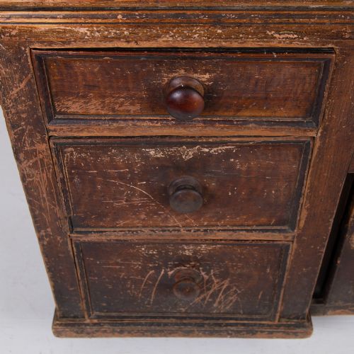 19TH CENTURY KITCHEN DRESSER CABINET IN ORIGINAL PAINT - ADDITIONAL PHOTO 12