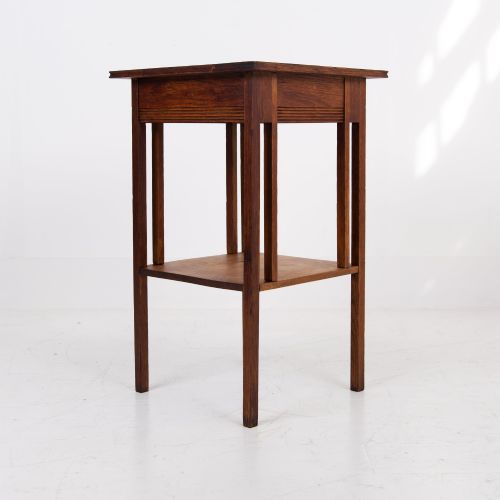 A GLASGOW SCHOOL OAK ARTS AND CRAFTS SIDE TABLE 1910