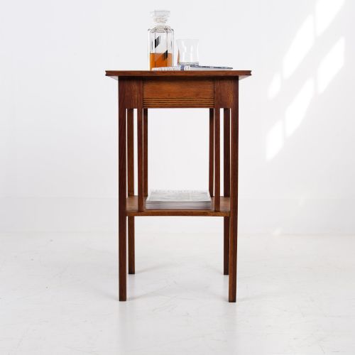 A GLASGOW SCHOOL OAK ARTS AND CRAFTS SIDE TABLE 1910 - ADDITIONAL PHOTO 10