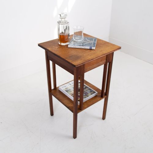 A GLASGOW SCHOOL OAK ARTS AND CRAFTS SIDE TABLE 1910 - ADDITIONAL PHOTO 13