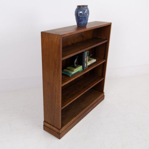fig 1. English Oak Open Bookcase by Inglesants 1920s