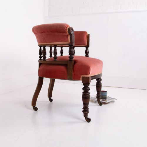 Handsome Victorian Horseshoe Back Chair C1890