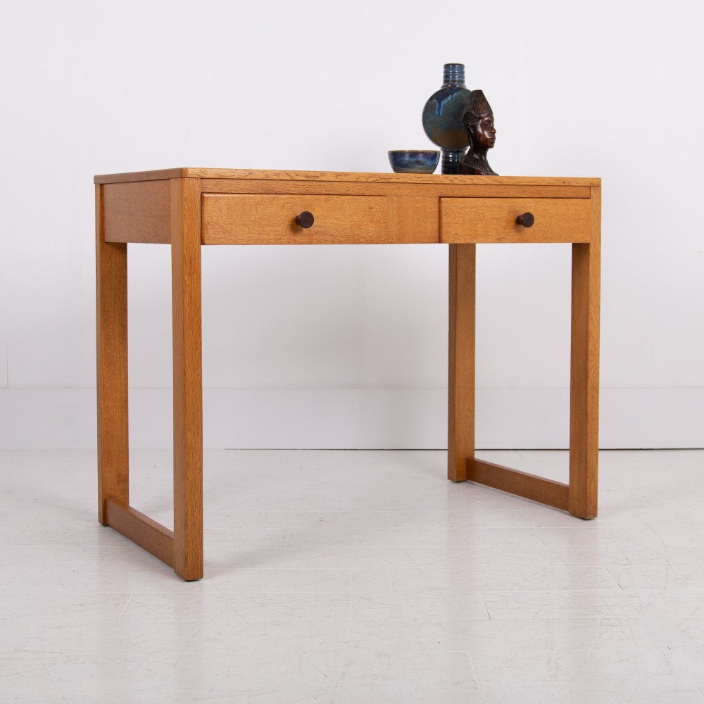 Oak Modernist Gordon Russell Desk Console c1930 View II