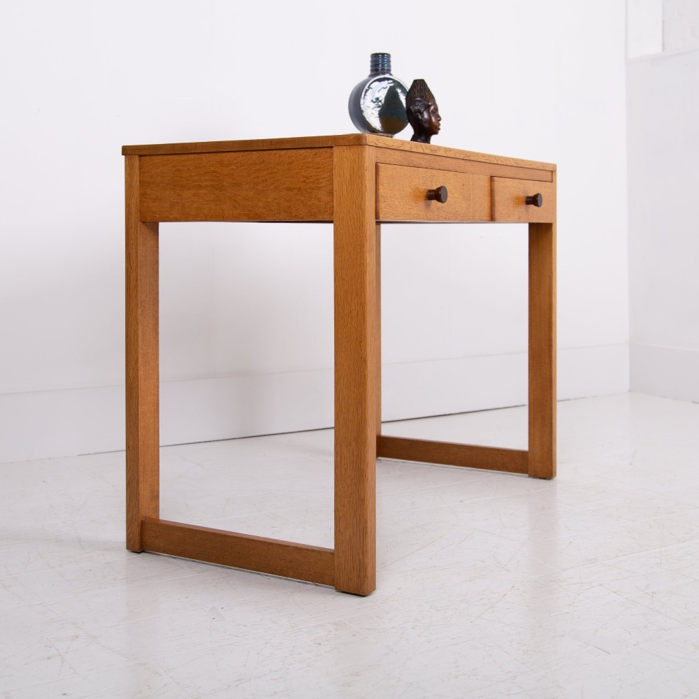 Oak Modernist Gordon Russell Desk Console c1930 View III