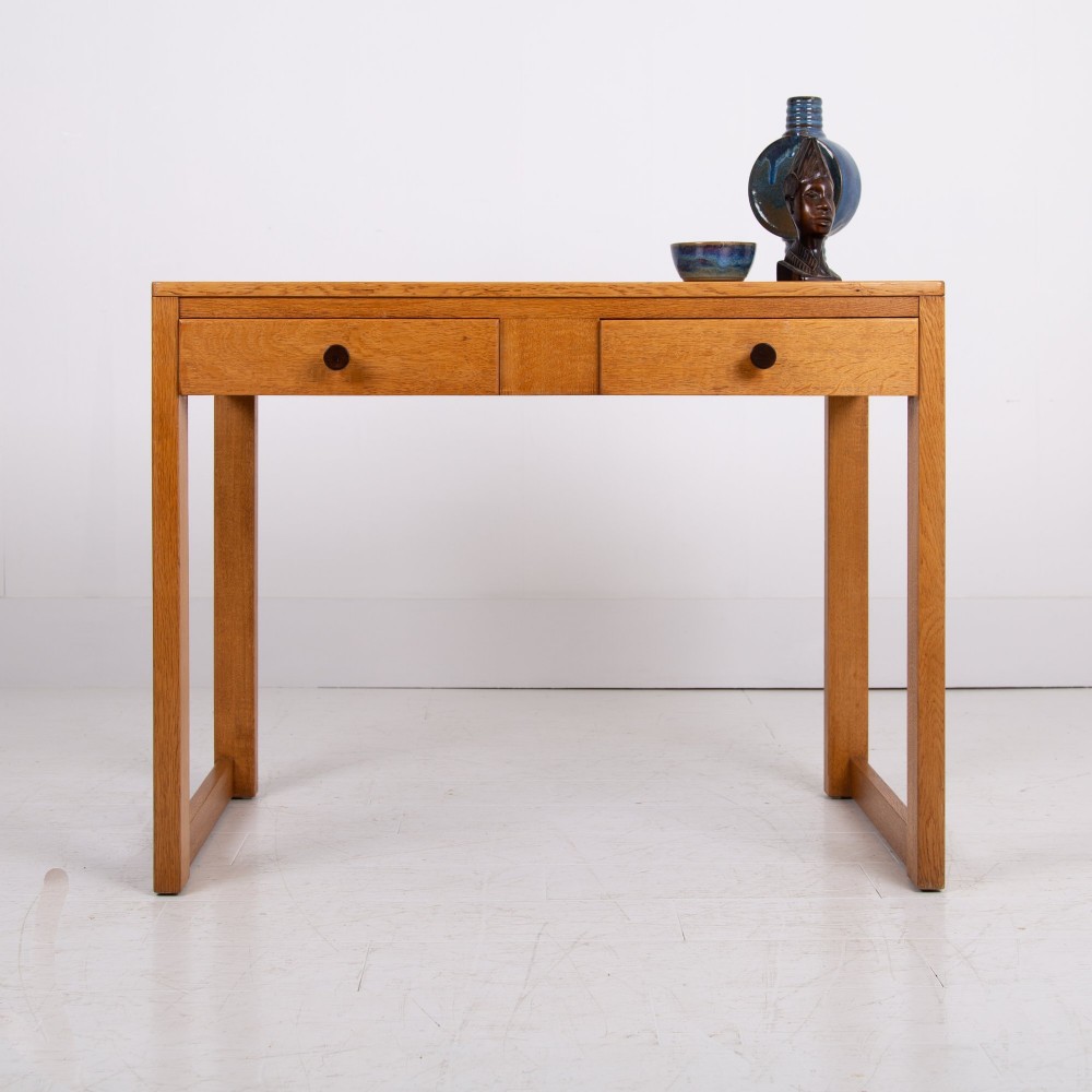 Oak Modernist Gordon Russell Desk Console c1930 View XII