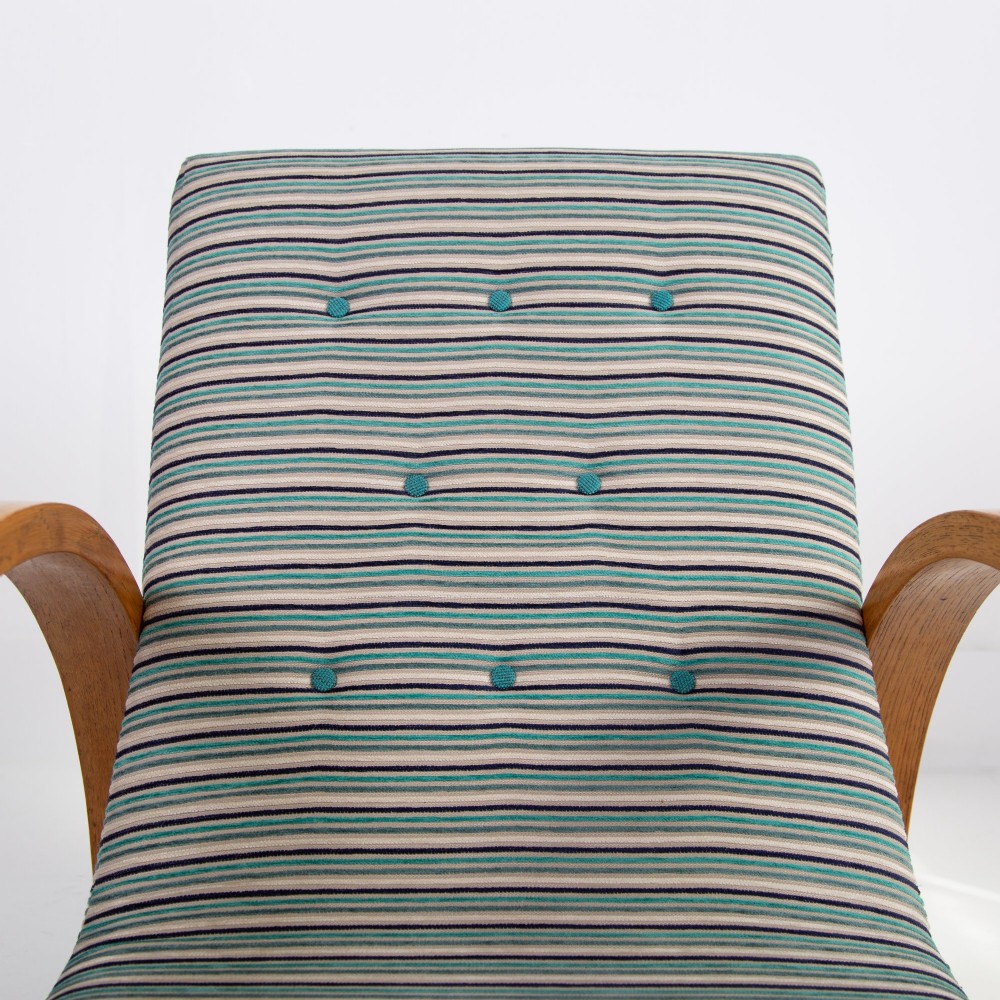Heals Art Deco Oak Armchair C1930 View VII
