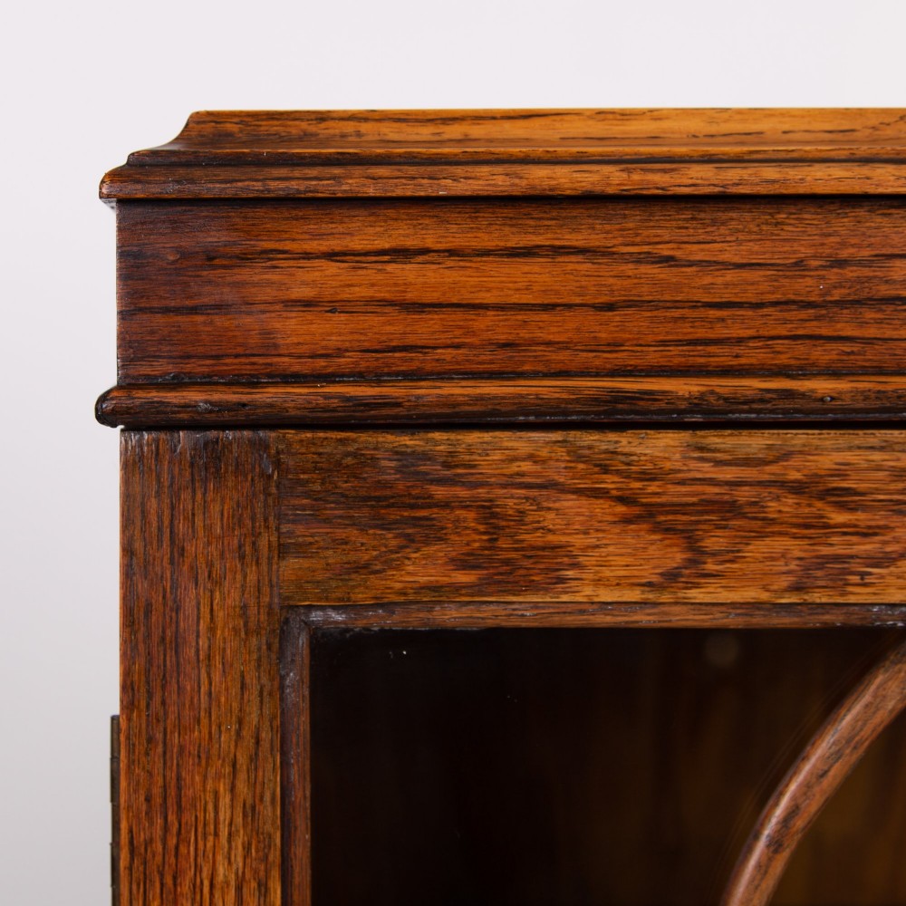 A Most Handsome Art Deco Oak Bureau Bookcase C1930 View XIV