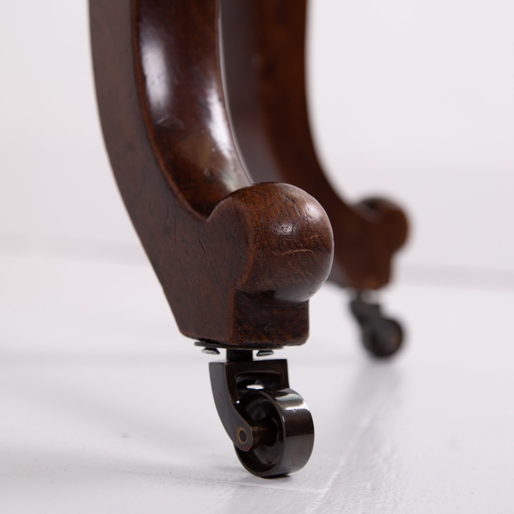 Attractive Edwardian Antique Revolving Desk Chair C1900 View VIII