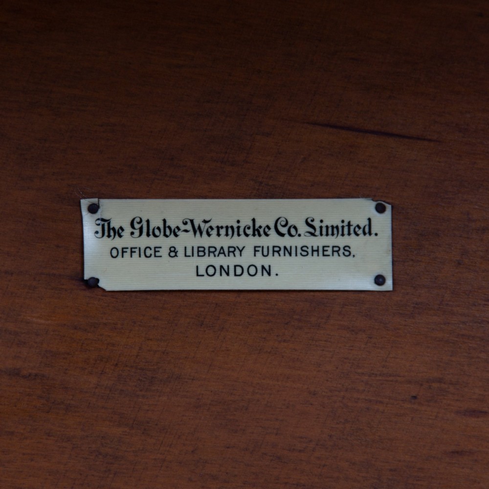 Golden Oak Globe Wernicke Bookcase C1910 View IV