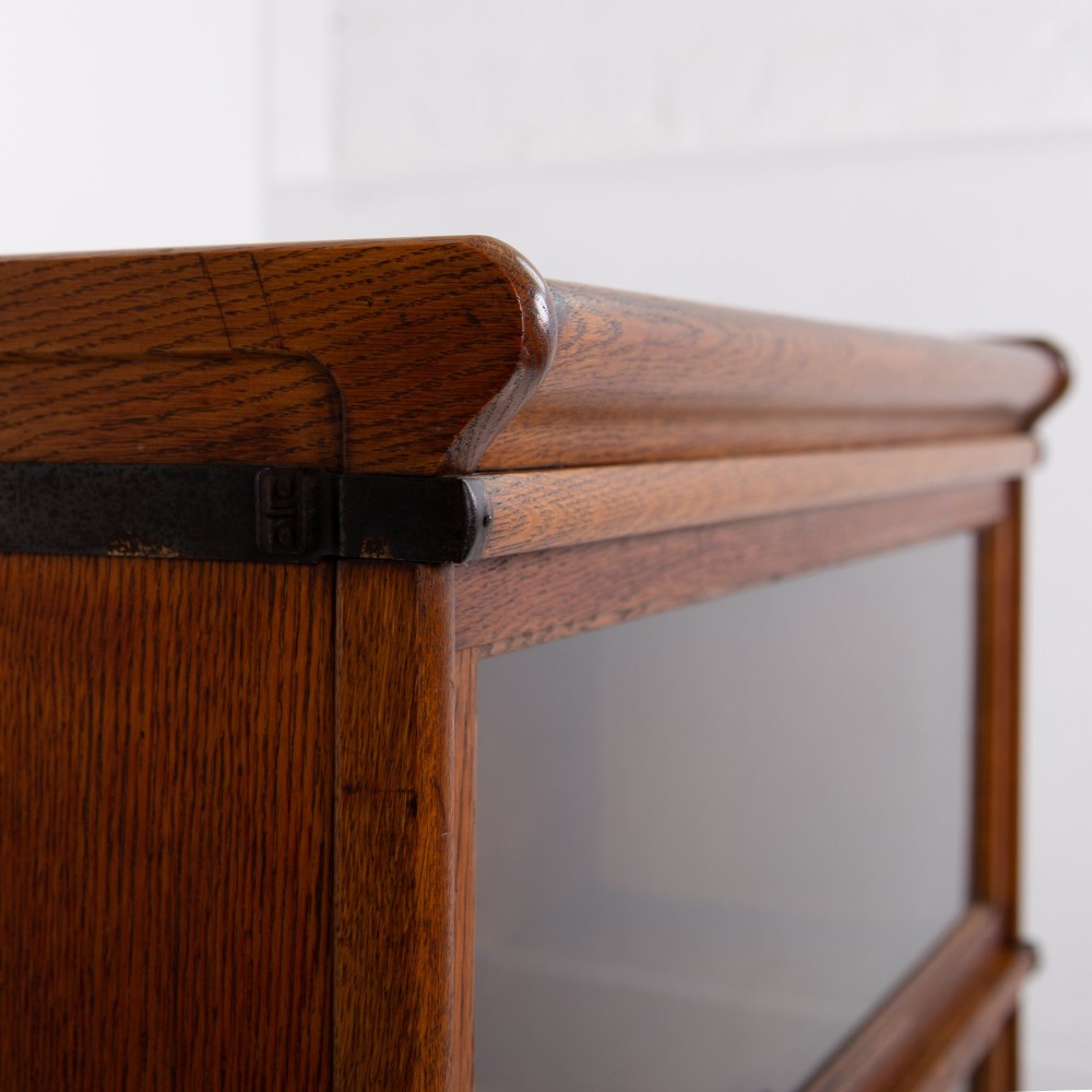 Golden Oak Globe Wernicke Bookcase C1910 View VI