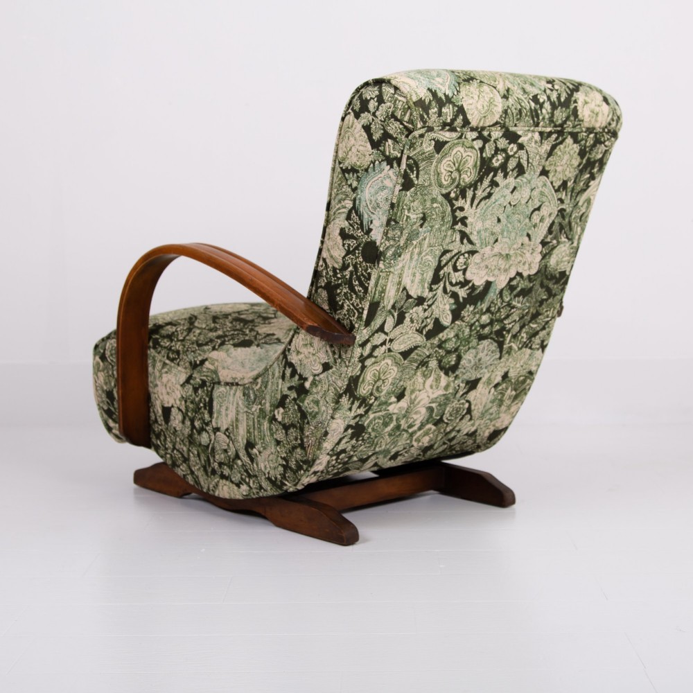 Art Deco Bentwood Armchair New Liberty Upholstery C1930 View XII