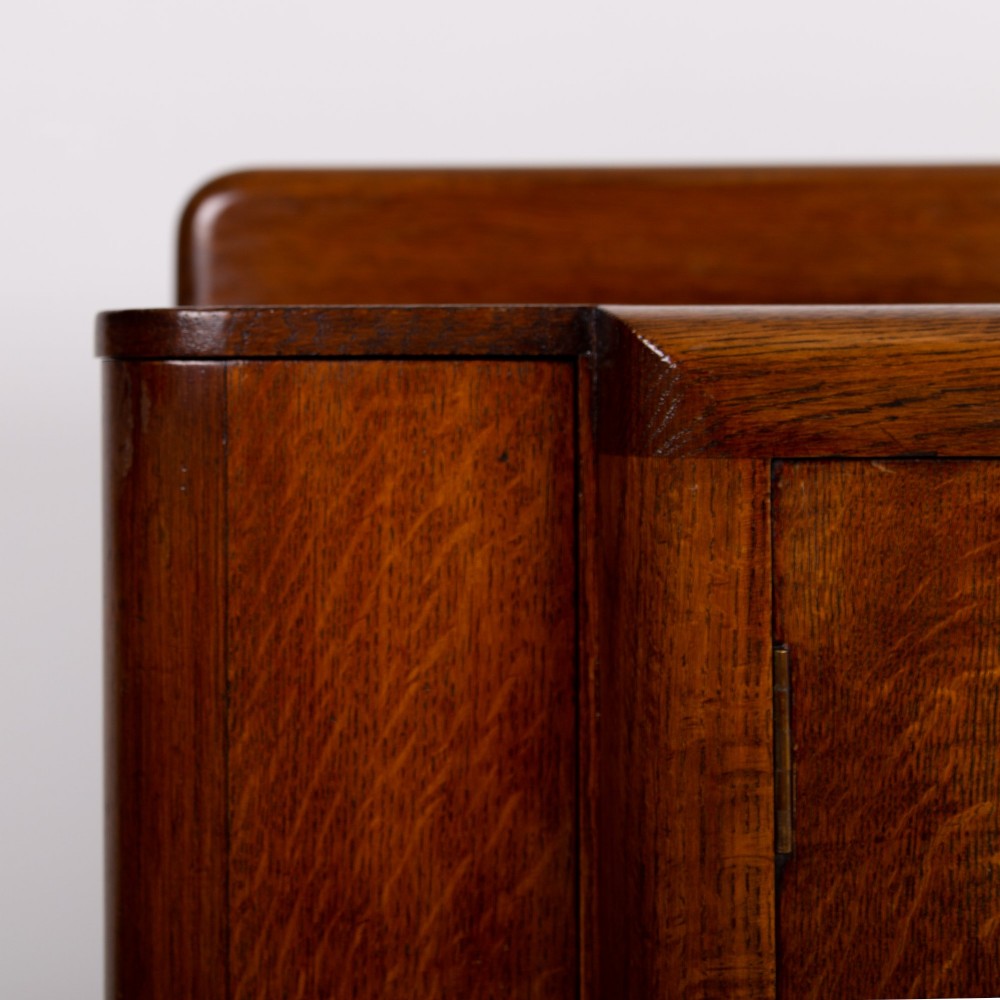 Art Deco Oak Sideboard Cabinet 1930 By Gomme View V