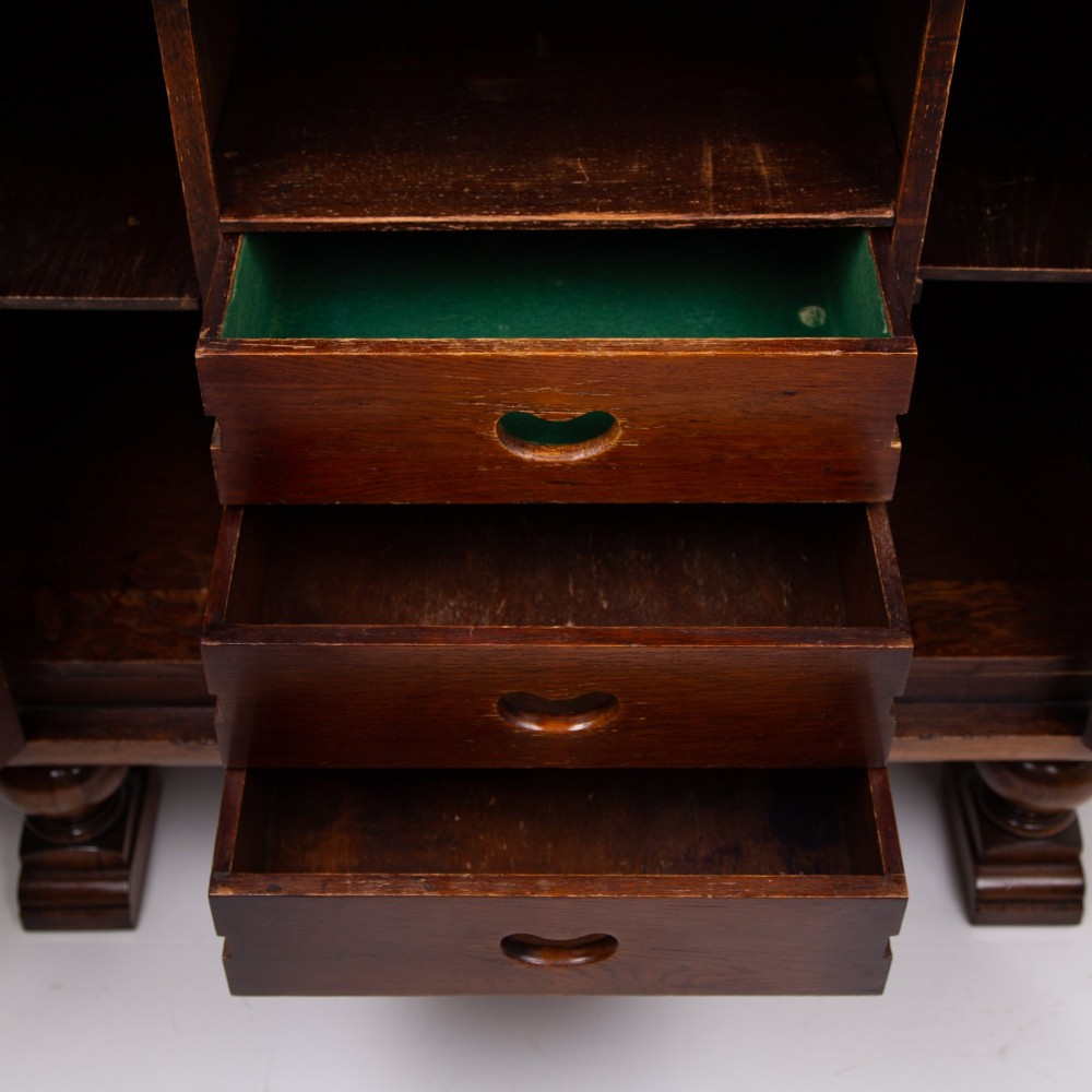 Art Deco Oak Sideboard Cabinet 1930 By Gomme View XII