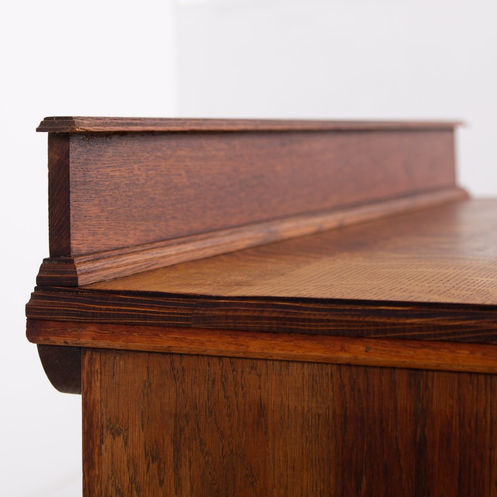 Handsome English Oak Chest of Drawers C1920s No.2 View VI