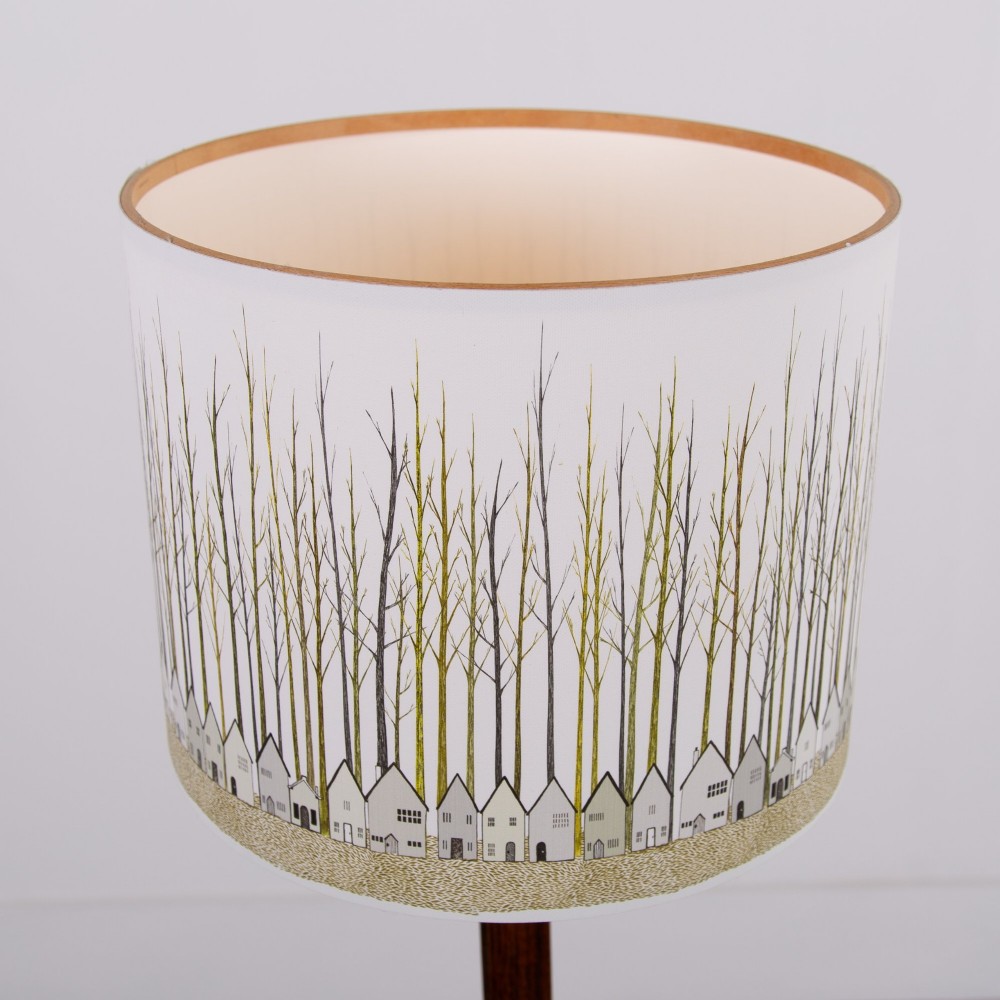Delightful Oak Art Deco Floor Lamp English C1930 View IV