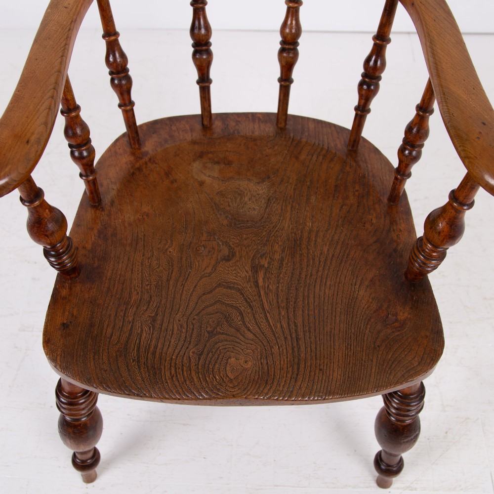 19th Century Smokers Bow Chair View IX