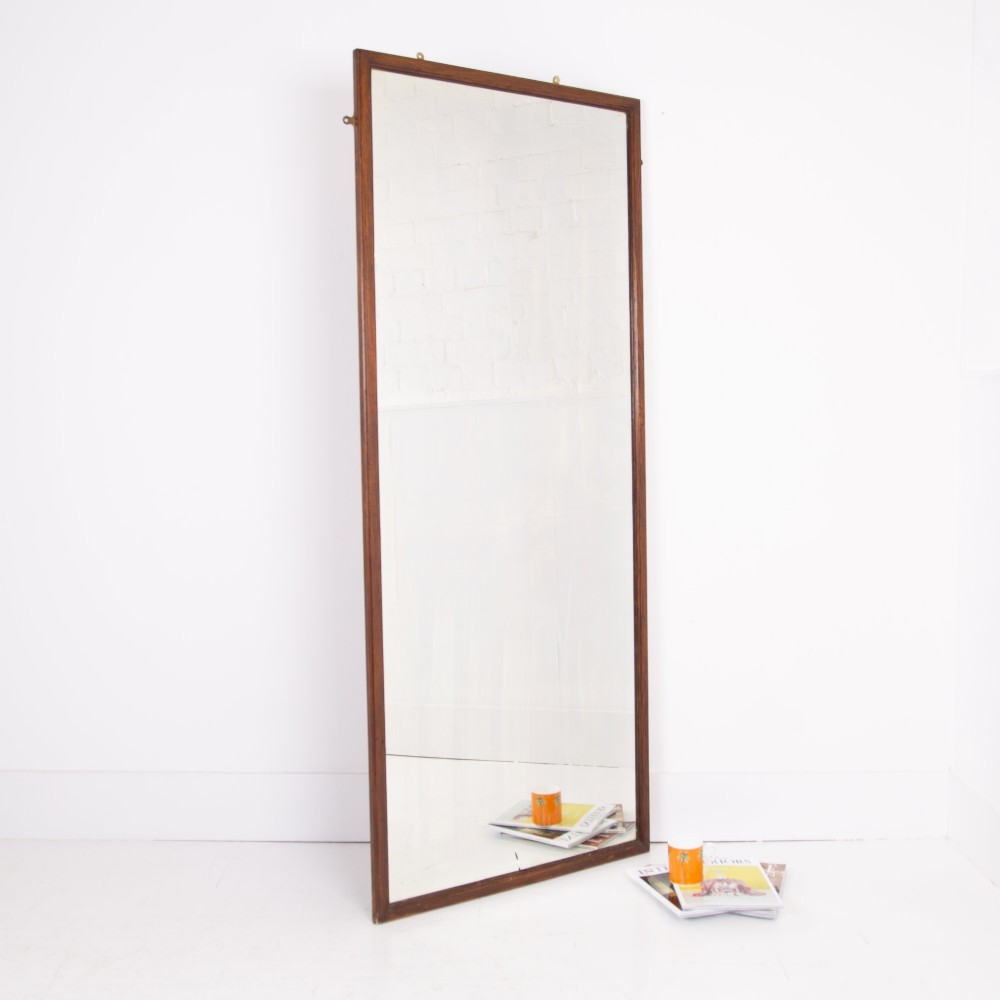 Large 1930s Oak Tailors Shop Mirror NO.2 View VII