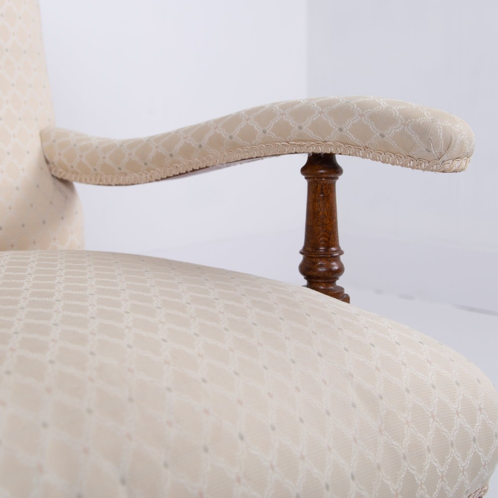 Howard and Sons Style Open Armchair C1880 View VII