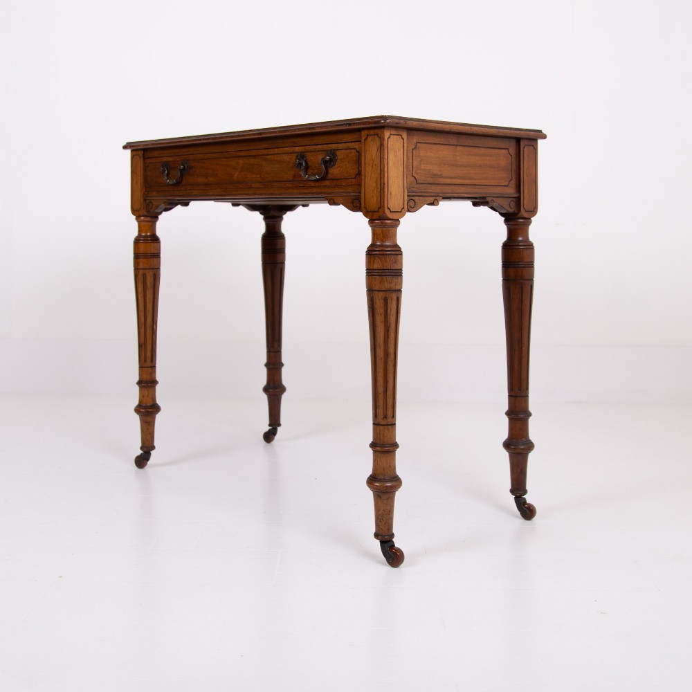 Attractive Antique Victorian Side Table With Drawer C1880