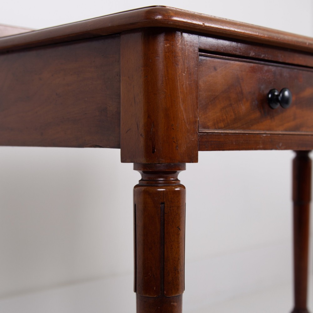 Delightful 19th Century Period 2 Drawer Side Table C1870 View V