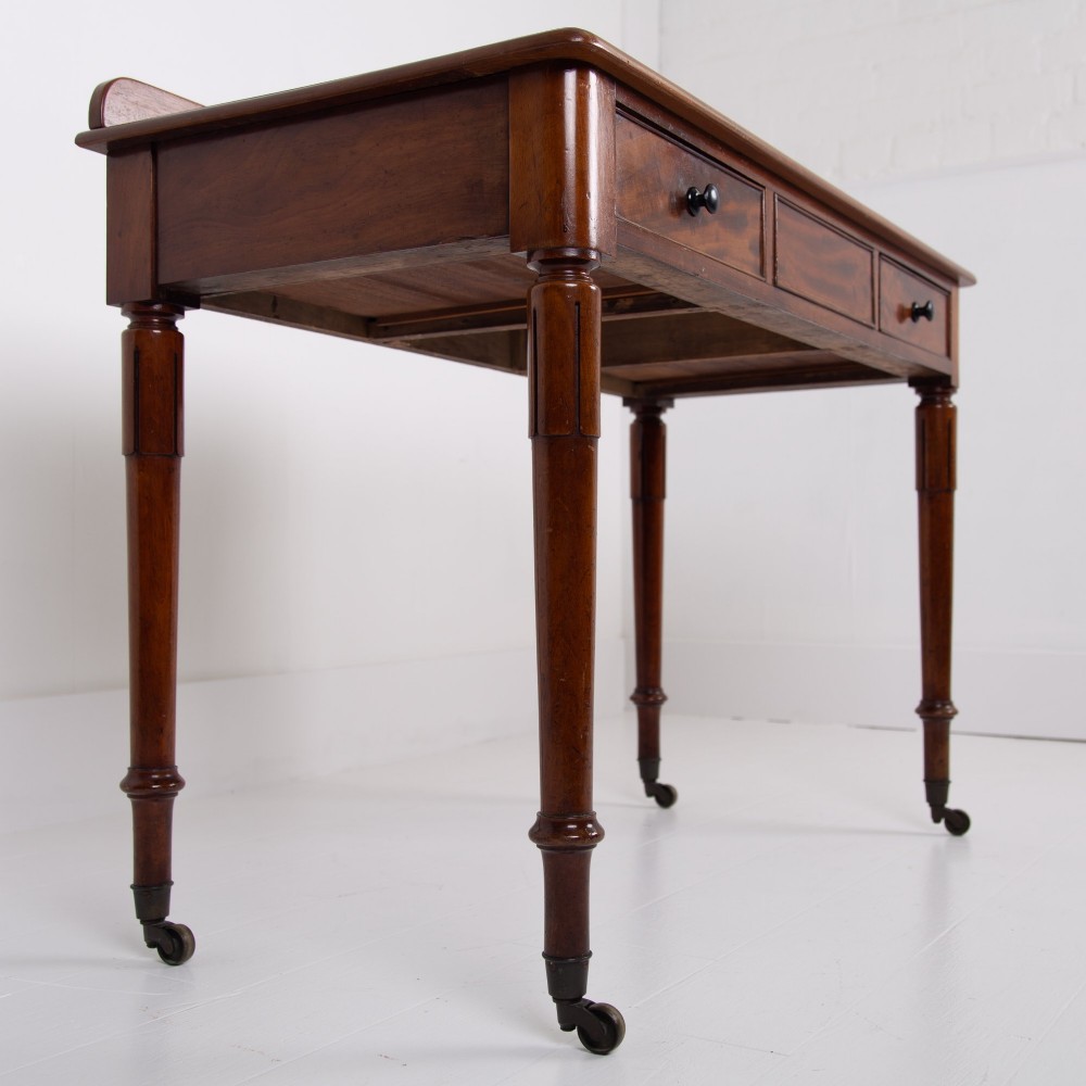 Delightful 19th Century Period 2 Drawer Side Table C1870 View VI