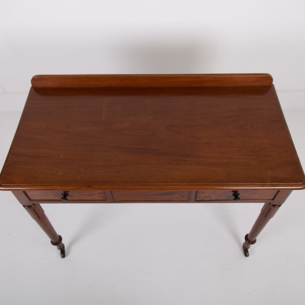 Delightful 19th Century Period 2 Drawer Side Table C1870 View VIII