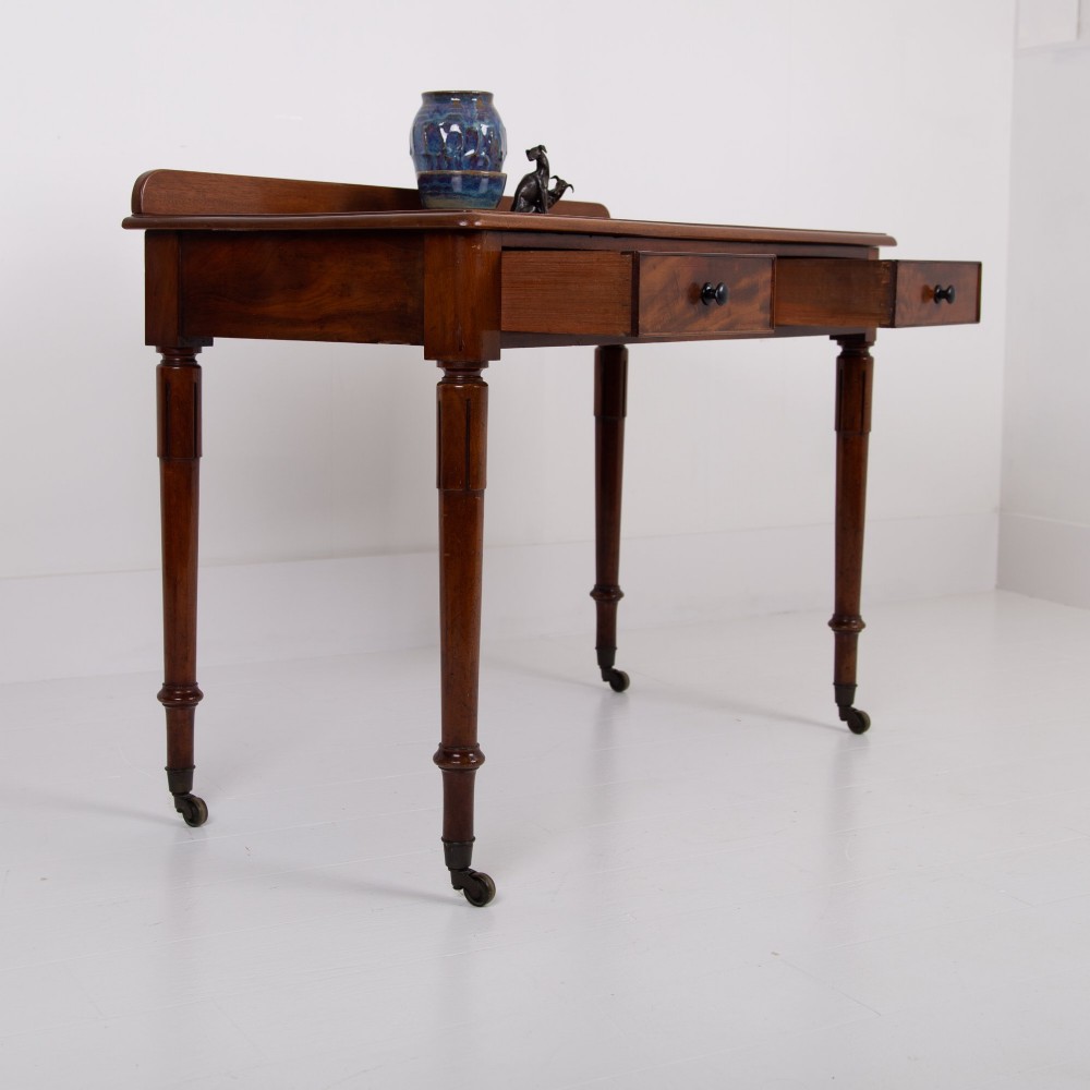 Delightful 19th Century Period 2 Drawer Side Table C1870 View X