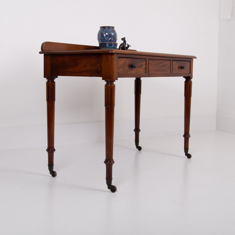 Delightful 19th Century Period 2 Drawer Side Table C1870 View XII