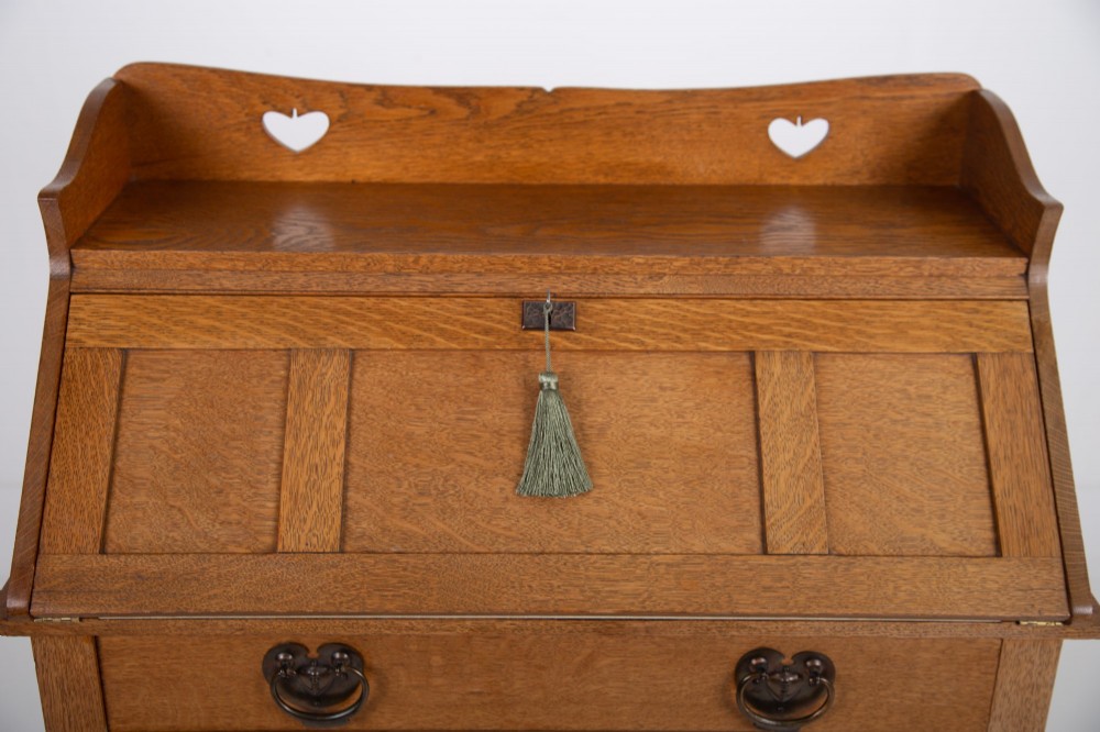 Oak Arts and Crafts Bureau for Liberty and Co C1905 View X