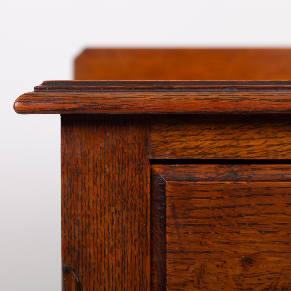 Victorian English Oak Of Drawers C1900 View VII