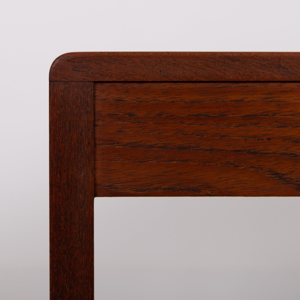 Modernist Art Deco Nest of Four Side Tables in Teak View IX