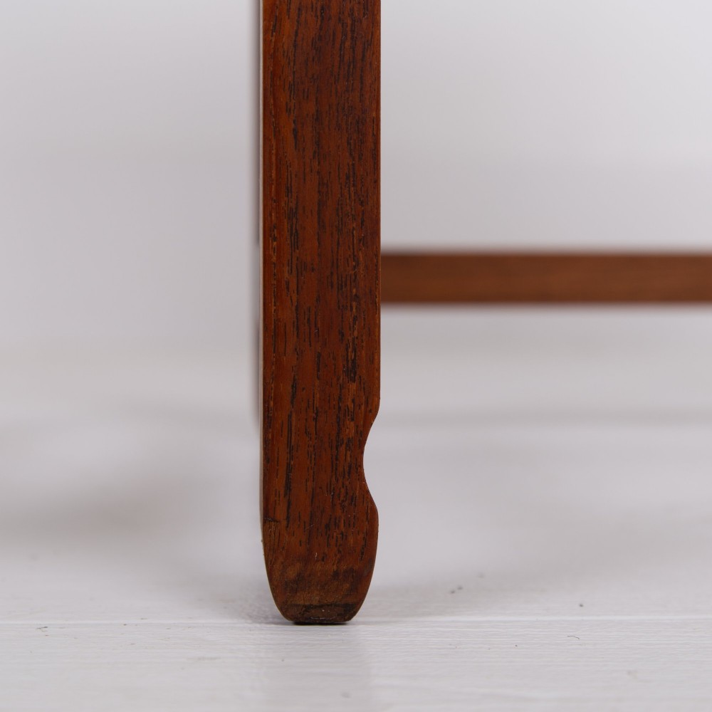 Modernist Art Deco Nest of Four Side Tables in Teak View XII