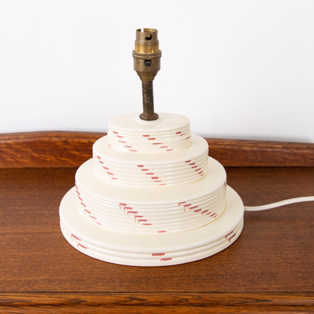 Attractive Art Deco Table Lamp By Wedgwood View II